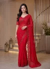 Aafreen By Dvd Fandy Satin Sequence Work Saree
